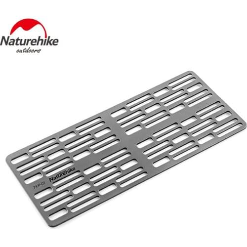 Naturehike Outdoor Titanium Grill Pan Barbecue Tool Barbecue Tray Picnic Grill Bracket Firewood Barbecue Plate Camping Grill