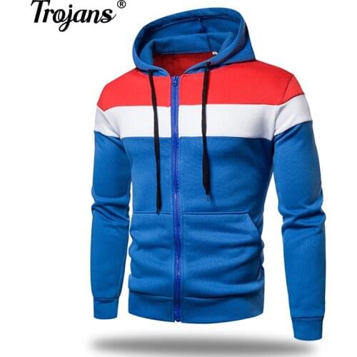 TROJANS Men's Zip Hoodies