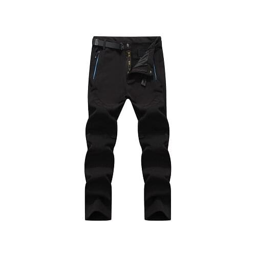 Waterproof Skiing Trekking Hiking Camping Male Trousers Mens Winter Softshell Fleece Pants Outdoor Sports