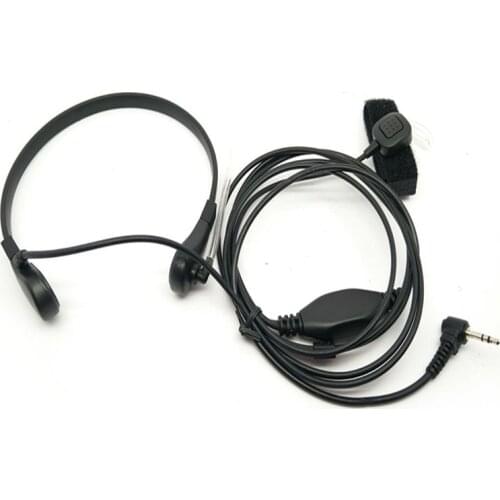 1 Pin 2.5mm Air Tube Earpiece Throat Control Finger PTT Mic Headset for Motorola T400 T460 T6200 T5628 T5720 MR350R TKL CB Radio