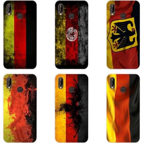 94H German Flag Germany Deutsch Flagge Soft Silicone Tpu Cover Case for huawei p 20 lite pro y6 2017 mate 10 lite