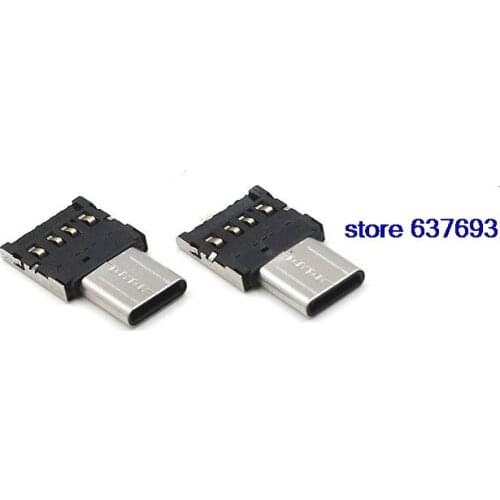 Type C Male to USB Female OTG Adapter 100 pcs