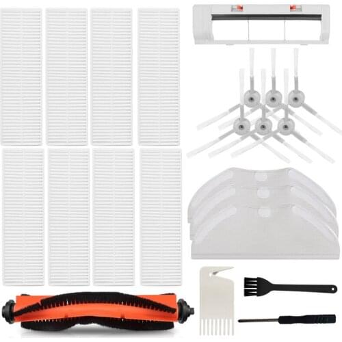Promotion!Filter Roller Main Side Brush Mopping Cloth Kits For Xiaomi Mijia G1 MJSTG1 Mi Robot Vacuum-Mop Essential Accessories