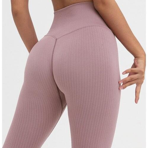 Seamless knitted buttocks slim quick-drying yoga exercise fitness pants sexy breathable buttocks womens underwear
