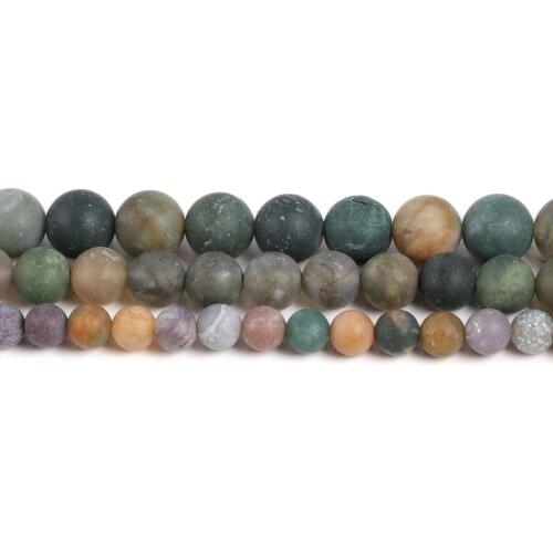 Natural Stone Bead Semi-Precious Stone Round Mixed Color Loose Spacer Beaded For jewelry making DIY bracelet necklace accessorie