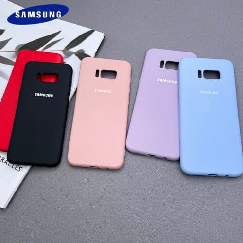 For Samsung Galaxy S8 Plus Case High Quality Soft Silicone Cover S8+ S 8 Silky Touch Protective Shell