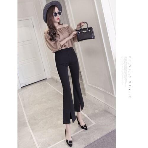 Cheap wholesale 2018 new autumn spring Hot selling womens fashion casual Popular long Pants L263