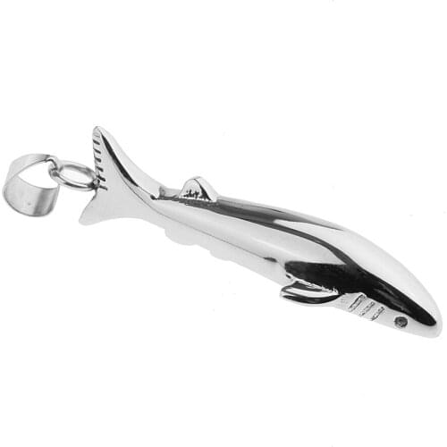 Fish Animal Cremation Urn Ashes Keepsake Pendant Memorial Stainless Steel