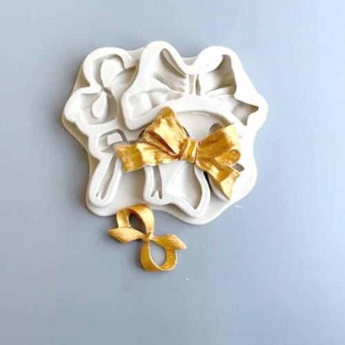 Bow Tie Bowknot Silicone Fudge Mold, Cake Decoration Tool, Chocolate Fondant Mold, UV resin accessory mold