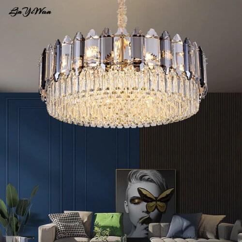 Post modern crystal chandelier living room bedroom lamp simple modern atmosphere dining room lamp post modern 2021 new lamp