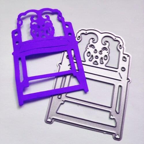 Metal Noble Chair paper die cutting dies for Scrapbooking/DIY Easter wedding Halloween Easter card