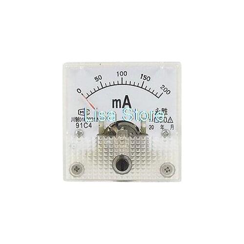 Miniature DC 0-200mA AMP Panel Meter Gauge Amperemeter