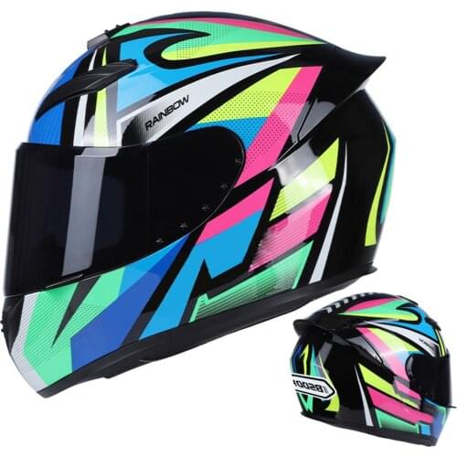Motorcycle Full Face Helmets Motocross Helmet Racing Moto Helmets Flip Up Moto Black Adult Motorbike Street Touring Cool Rider