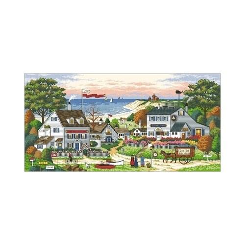 Free KIT DIM 3896(14CT) Counted Cross Stitch 11CT 14CT 18CT DIY Cross Stitch Kits Embroidery Needlework Sets