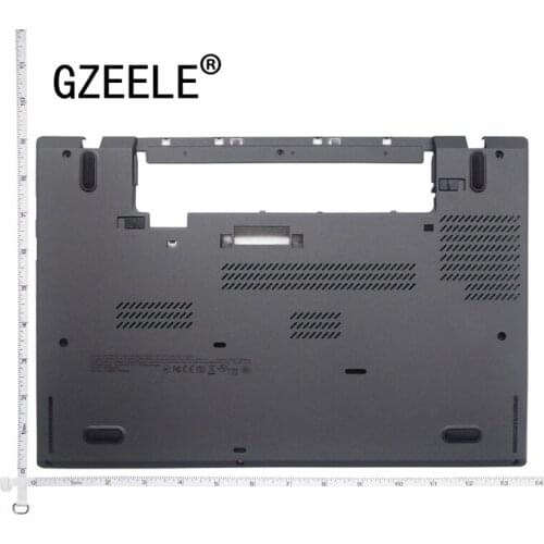 GZEELE New lower case for Lenovo for Thinkpad T450 Bottom Base Cover Case W/ Dock 01AW567 00HN616 black with docking