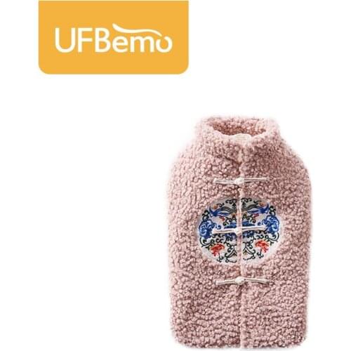 UFBemo Pet Dog Clothes Cat Clothing Sweatshirt Coat Wool Roll Waarm Fashion Autumn Winter Small Medium-sized Puppy