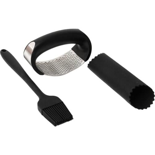 Garlic Press Rocker Stainless Steel Garlic Mincer Crusher Chopper Gadget