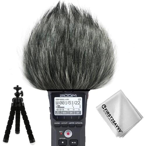 Microphone Furry Windscreen Muff Mic Wind Cover Fur Filter Outdoor Microphone Windscreen for Zoom H1N