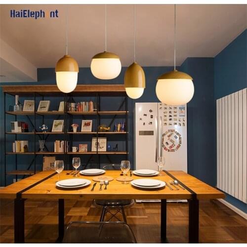 Nordic Creative Nut Pandent Lights Personality Restaurant Lamp Modern Minimalist Living Bedroom Childrens Room Table Lighting