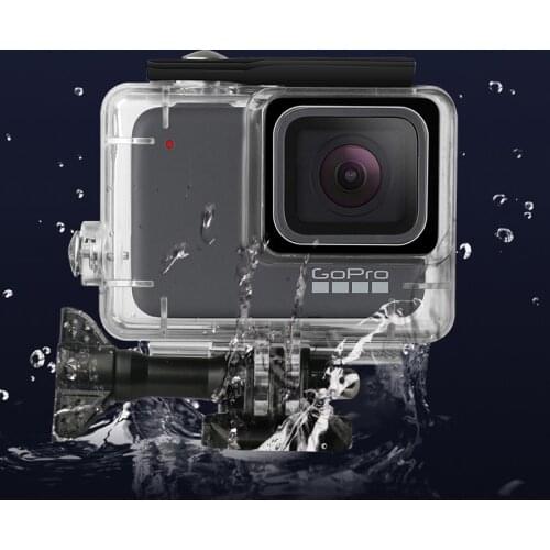 Diving Protective Waterproof Case Housings for GoPro HERO 7 Silver White Action Camera Protection Cover Accessories Frame Shell