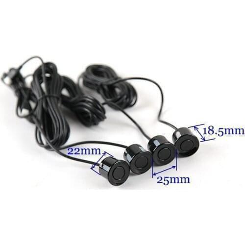 22.5mm Buzzer LCD monitor 12V 8 Sensors Display Car Reverse Backup Radar Monitor System Parking Sensor Kit