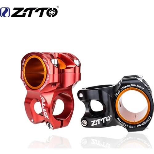 ZTTO MTB High-Strength Lightweight Bicycle Stem CNC Aluminum Alloy 0 Degree Rise DH AM Enduro For 35mm / 31.8mm Bike Handlebar
