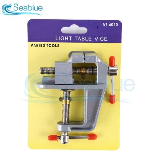 1Pcs 3.5" Aluminum Miniature Small Jewelers Hobby Clamp On Table Bench Vise Mini Tool Vice