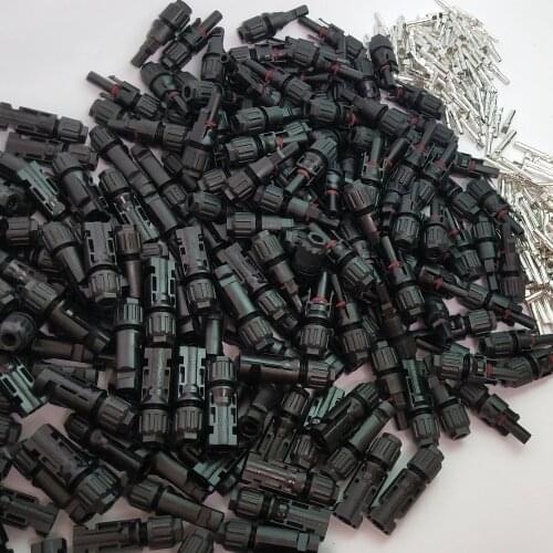 New 1000 Pairs Solar Connector PV Solar Panel Connectors Male & Female IP67 for Solar Cable 2.5mm2 4mm2 6mm2