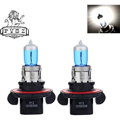 2pcs 9008 H13 P26.4t 55/65W Cars Halogen Headlight Hi/Lo Dual Beam For Fog Lights Parking Daytime Running Brightness high qualit