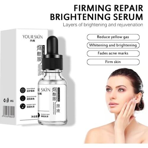 30ML Face Whitening Essence Nicotinamide Original fluid Face Serum Anti-Aging Shrink Pore Whitening Moisturizing Essence TSLM1