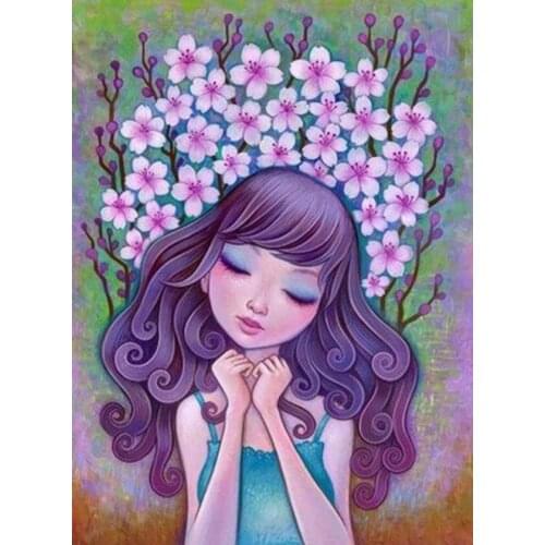 5D DIY Diamond Paintings Full Round AB Drill Mosaic Kits Embroidery Stickers Decoration Diamond Paint Anime Home Decor