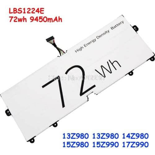 Battery For LG Gram 13Z990 13ZD990 LG13Z99 15Z990 15ZB990 15ZD990 LG15Z99 17Z990 17ZB990 17ZD990 LG17Z99 LBS1224E 72Wh 9450mAh