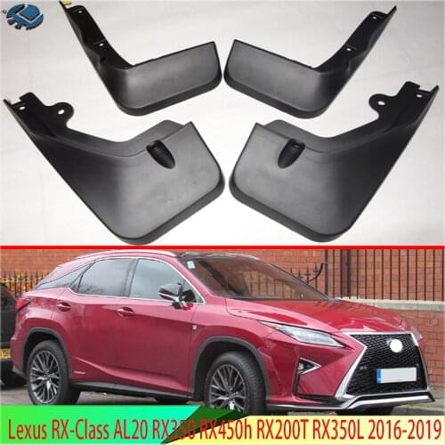 For Lexus RX-Class AL20 RX350 RX450h RX200T RX350L 2016-2019 4PCS Mud Flaps Splash Guards Fender Mudguard