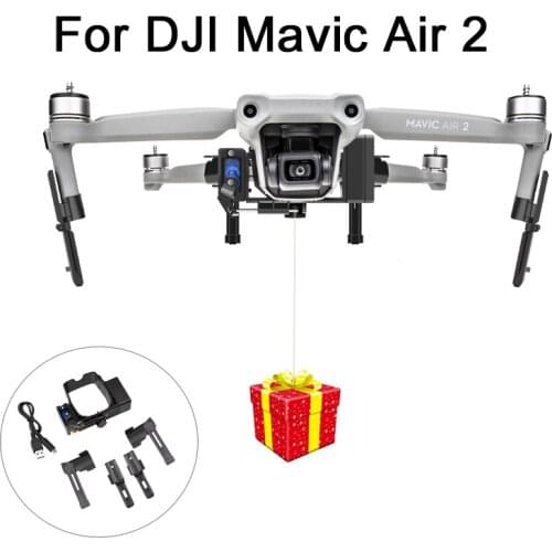 Mavic Air 2 Drone Air-Dropping Thrower System Wedding Ring Gift Emergency Remotely Delivery Rescue Fishing for DJI Mavic Air 2