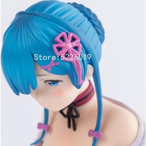 13cm Re: Life a Different World from Zero Anime Figure Natsuki Subaru Rem Action Figure Ram Rem Kneeling Kimono Figurine Toys