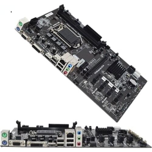 COLORFUL H81A-BTC V20 LGA 1150 H81 DDR3 VGA/DVI 6 PCI-E Slots ATX Mining Motherboard BTC ETH miner