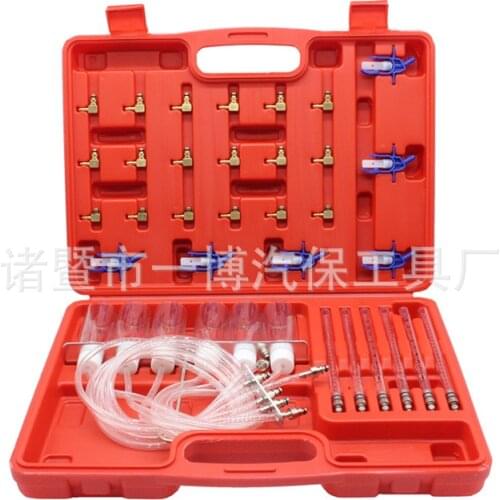 Diesel fuel injection flow meter, fuel injection nozzle testing tool, fuel flow testing tool, fuel return measuring instrument