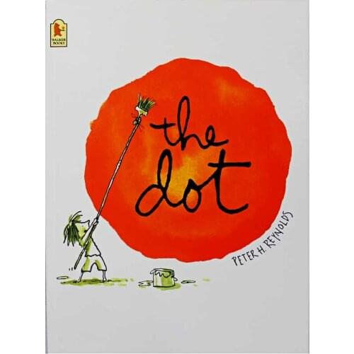 The Dot By Peter H. Reynolds Educational English Picture Book Learning Card Story Book For Baby Kids Children Gifts