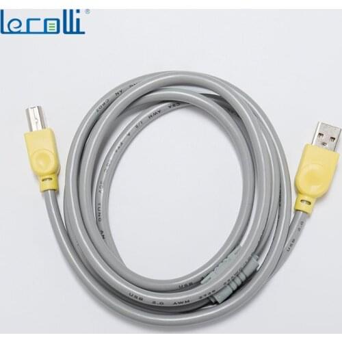 Computer Equipment Printer Data Line Oxygen-Free Copper Usb Plug And Play Gray Two-Color Double-Shielded USB2.0 Print Line
