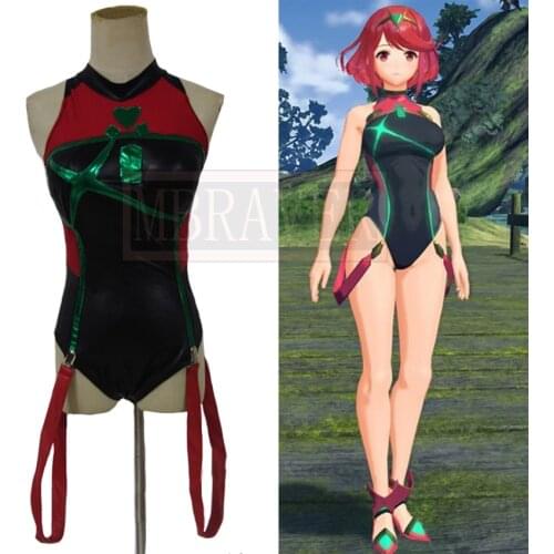 Xenoblade 2 Pyra Homura Outfit Cosplay Costume Custom Made Any Size