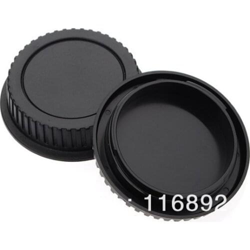 10 Pairs camera Body cap + Rear Lens Cap for Canon 1000D 500D 550D 600D EF EF-S Rebel T1i eos Camera