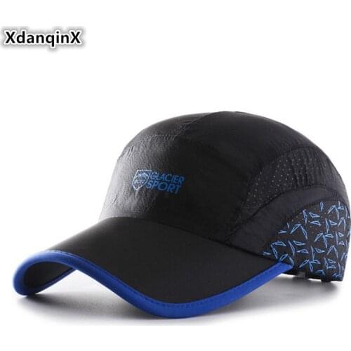 XdanqinX Summer Womens UV-resistant Breathable Baseball Cap Foldable Sports Caps Adjustable Size Mens Fishing Cap Snapback Cap