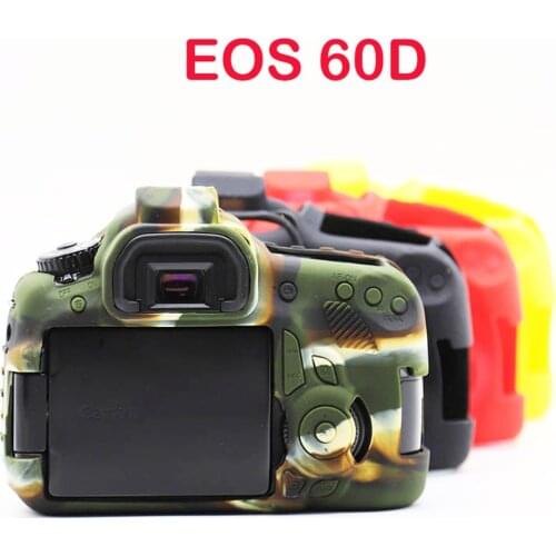 Soft Silicone Rubber Armor Skin Camera Body Case DSLR Cover Protector For Canon EOS 60D New