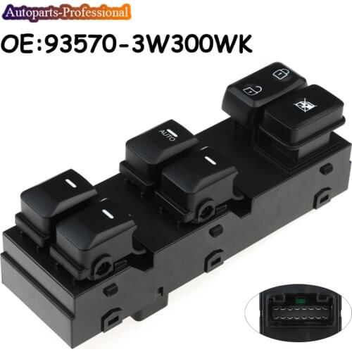 Front Left Power Window Switch For Kia Sportage 2011-2016 935703W300WK 93570-3W300WK 93570-3W400WK/93570-3W450WK/93570-3W600WK