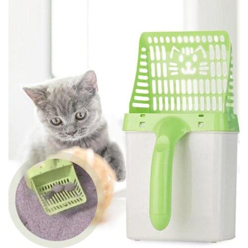 Useful Cat Litter Shovel Pet Cleaning Tool Scoop sift Cat Sand Cleaning Products Dog Food Scoops For Cat Toilet Training Kit