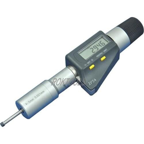 ROKTOOLS Digital 3 Point Internal Micrometer Three Point Inside Micrometer