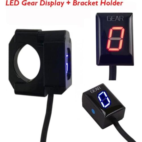 Motorcycle LED Plug Mount Speed Gear Display Indicator Direct Mount 1-6 Speed for Suzuki GSXR600 GSXR750 GSXR1000