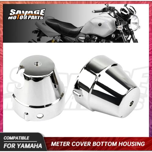 Speedometer Tachometer Gauges Cover For YAMAHA XJR400 XJR1200 XJR1300 SP Bottom Housing Cap Motorcycle Accessories Plating