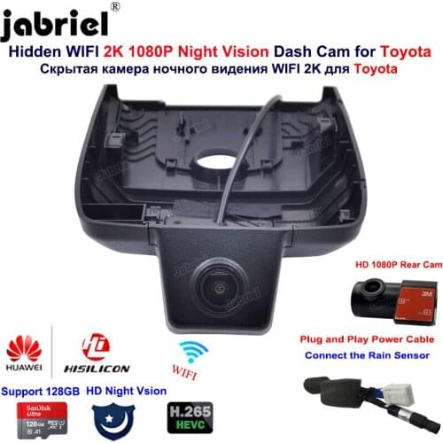 2K 1440P Wifi Hisilicon Car DVR Cameras Dashcam For Toyota Camry xv70 Camry LE Camry XLE Camry SE Camry XSE For Toyota Aurion