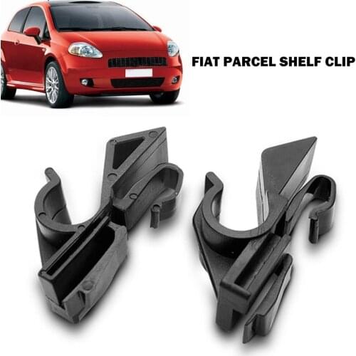 1 Pair Replacement Durable Parcel Shelf Clip Direct Fit Rear Auto Accessories Plastic Vehicle Fastener For Fiat Grande Punto